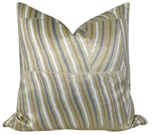 Post Velvet Pillow Cover in Bronze, Kelly Wearstler Textiles