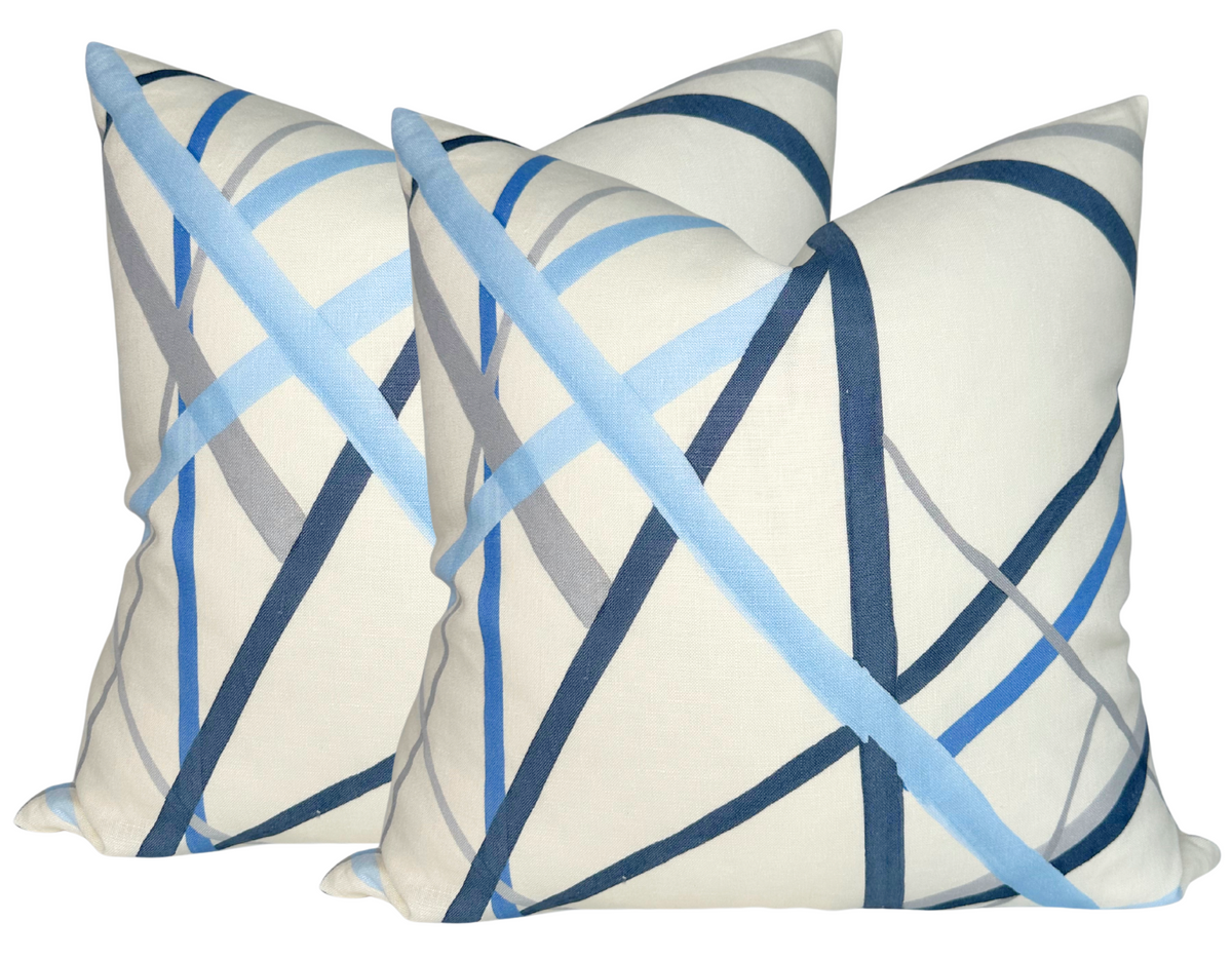 Simpatico Pillow Cover in Sky, Kelly Wearstler Textiles